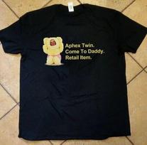 SALE Aphex Twin Come To Daddy Yellow Bear T Shirt, Unisex Shirt Unisex T-Shirt S įvairiaspalvis