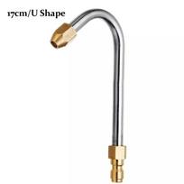 1pcs Wash Nozzle Angled Lance High Pressure Car Wash Gun Jet Lance Adjustable Angle Sprayer Curved Rod Washer