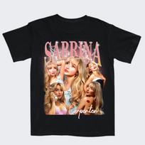 Sabrina Carpenter albumas Short N 'Sweet Spausdinti Sportiški Vyriški Marškinėliai Gerbėjui Hip-hop Rock Pop Klasikiniai Grynvilnos Trumpomis Rankovėmis Drabužiai S įvairiaspalvis