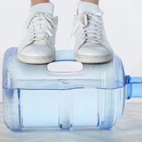 Portable, Easy-to-clean, Reusable Water Bottle with Lid; Container for Barbecues, Cars, Or Blue 5L