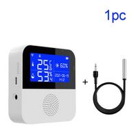 Haozee Tuya Smart WIFI Temperature and Humidity Sensor with Backlight LCD Display Indoor Thermometer Hygrometer Meter With Sensor 1pcs