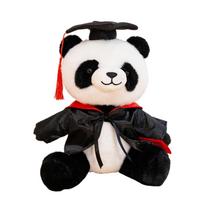 Graduation Teddy Bear Plush Toy Wearing Academic Gown and Cap Holding Diploma Soft Stuffed Animal Gift for Graduation Ceremony and Celebration