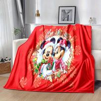 1pc Mickey Mouse and Friends Printing Blanket for All Season, Unisex Cartoon Blanket, Office Blanket, Lunch Rest Blanket, Camping 130cmx150cm
