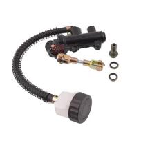 NEW Motorcycle Rear Brake Master Cylinder Pump ATV Dirt Bike Hydraulic Refit For Ninja ZX6 ZX7 ZX6R ZX6RR ZX7R pull brake pump