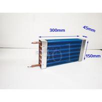 300*150*45mm Oro aušinamas garintuvas kondensatorius Šaldytuvas šaldiklis varinis vamzdelis aliuminio briauna oro šilumos mainų radiatorius 300mm-150mm-45mm
