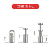 New Aluminum GPU Holder 27-120mm Vertical Magnetic Bracket Black Silver Graphics Card Bracket Support
