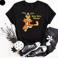 Hong Kong Phooey Cartoon T- Shirt Funny Retro 70s 80s Vintage TV Kung Fu  Shirt L