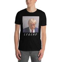 Donald Trump Legend Mugshot T- Shirt Trump Jail Meme Republican Political Tee 2XL
