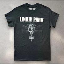 Linkin Park Gas Mask Dragonfly Graphic T- Shirt Mens Small Black Short Sleeve Tee 4XL