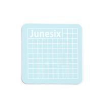 Fromthenon PVC Mini Cutting Mat 6x6cm Three-layer Design for DIY Craft Scrapbooking Model Making Portable and Handy Design