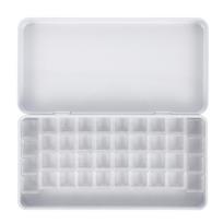 12/21/24/45 Grids Empty Watercolor Paint Grid Pans Acrylic Oil Paints Tray Iron Storage Box Artists Palette Art Supplies Carry