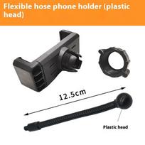 Phone Holder For Ring Light And Tripod Stand With 1/4 And Hot Shoe Adapter, Flexible Phone Tripod Mount Adapter