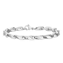 Vnox 6.4mm Stainless Steel Link Chain Bracelets for Men Women, New Fashion Casual Wristband Bracelet Gift Jewelry