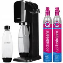 Saturator Sodastream Art Czarny + 2X Nabój Quick Connect Do Gazowania Wody