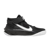 Nike Team Hustle D10 FlyEase GS 'Black Metallic Silver' 38.5