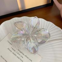 Hairpin Flower Hair Clip Cute Grab Clip Plastic Large Hair Claw Beach Headwear Hair Accessories Transparent Hair Clip Female balta