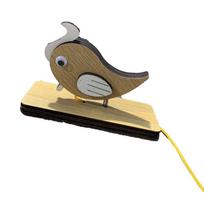 Woodpecker doorbell drag and knock on the door decorative pendant home creative ornaments toy home handmade doorbell