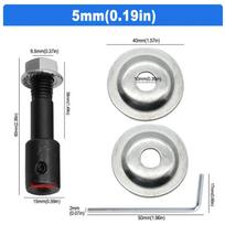1 rinkinys Verpstės adapteris Šlifavimui Poliravimui 5-16mm Veleno Variklis Stalo šlifuoklis Šlifavimo disko jungiamasis velenas Verpstės adapteris