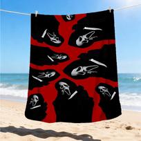 1pc Scream VI Outdoor Flannel Throw Blanket Soft, Cozy, Warm All Season, Machine Washable, 80x120cm