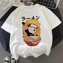 Naruto Akatsuki Organization Clothes Sharingan Ins Trendy Brand Tee Men's Joint Peripheral Short-sleeved Animation Trend Loose(1) S balta