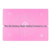 Thickened Food-Grade Silicone Kneading and Baking Mat - Multifunctional Kitchen Cutting and Rolling Mat 26-29 cm rožinė