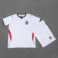 England National Team Home Football Kit - Quick-Dry Breathable White Uniform for Adults & Kids 14