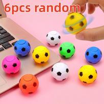 Rotating 6/12Pcs Football Gyro Children'S Mini Fidget Spinner Football Toy Football Party Beloved Finger Pressure Ball Boy Toy