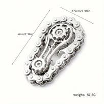 Flywheel Sprockets Fingertip Gyro Fidget Spinner Antistress Anxiety Metal Bike Chains Edc Spinner Fidget Toys For Adult Kids