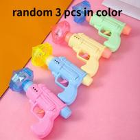 Kid 3Pcs Gyro Launcher Outdoor Gyro Gun Toy Luminous Ejection Gyro Luminous Pistol Top Parent Child Interactive Toys Gift
