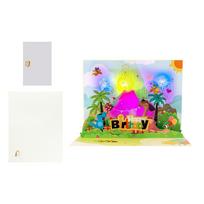 Elegant Floral Greeting Card With Twinkling LED Lights And Musical Effect For Birthday Celebration And Festival Event