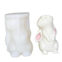 Hare Figurine Silicone Molds Food Safe Silicone Baking Mould for Epoxy Resin Candle Soap Chocolate Fondant Cake Baking 1