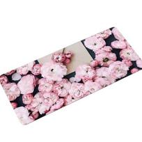 Mouse Pad Large Non-Slip with Floral Pattern Printed Desk Mat Diatom Mud Surface Easy to Clean Pad for Office Desk