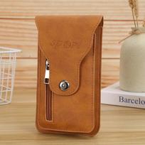 Mobile Phone Case Sport Fitness Button Zipper Cell Phone Holder Waist Bag Fanny Pack Waist Pack chaki