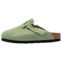 Birkenstock Boston Minkštas vidpadis Suede Žalia arbata Siauras prigludimas Moteriškas 1027934 41