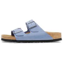 Birkenstock Arizona Soft Footbed Slide Slippers Unisex Blue Regular Loose Fit 1030862 40