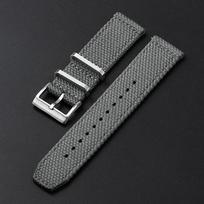 Braided Canvas Watch Band for Samsung Galaxy 3/4 40mm 44mm Classic 46/42mm Quick Release Bracelet for Huawei Strap 20mm 22mm 20mm pilka spalva