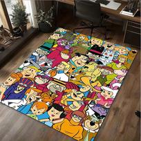 1Pc Hanna Barbera Print Rug - home decoration Carpet For Living Room Bedroom Flooring Computer Chair Area Rug 40x60cm( 15x23in )