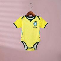 2627 Pasaulio taurės kūdikio futbolo marškinėliai Brazilija šeimininkė ir svečias Neymar Argentina kūdikio vieno gabalo marškinėliai didmeninė prekyba tarpvalstybinė Size 9 (5 months-12 months)