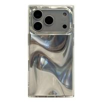 Rectangle Edge Design For For Iphone 17 Pro Max Case For For Iphone 16 1 14 13 Laser Water Wave Pattern Hard IMD Back Cover iPhone 15 Pro