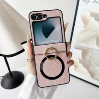 Ring Holder Bracket Case for Samsung Galaxy Z Flip 6  4 3 7 flip6 Magnetic Stand Wireless Charging Shockproof Cover For Samsung Z Flip 6