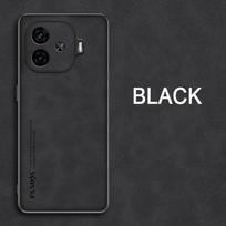 For Vivo IQOO Z9 Turbo Sheepskin Leather Case Soft Back Cover for Vivo IQOO Z9 Turbo Shockproof Matte Bumper Protector Cover For iQOO Z9 Turbo