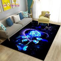 Dandelion Fresh Flower Plant Leaf Area Rug,Carpet Rug for Living Room Bedroom Sofa Doormat Decoration,Kitchen Non-slip Floor Mat 40cm x 60cm