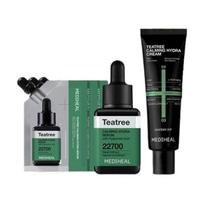 Mediheal Tea Tree X Hyaluronic Acid Calming Hydrating Skincare 2-Piece Set Daily Pore Clarifying Sebum Control Moisture Gift Set