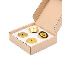 Super Premium 4PCS Hifi Speaker Spikes Stand Feet Pad Aluminum Alloy for Speaker DAC Shock Absorbing Foot Pad auksas