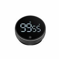 Magnetic Magnetic Rotary Timer Rechargeable Digital Timer Stopwatch Kitchen Timer  Home 3*AAA Power No Rack