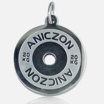 Men Women Stainless Steel Dumbbell Pendant Necklace Weightlifting Barbell Necklaces with Chain Gym Plate Necklace