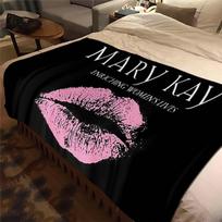 M-Mary Kay Flannel Blankets with Various Rose Designs, Perfect for Home Use, Sofa Naps, or As A Gift. 75x90cm