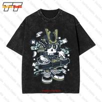 CB Samurai Dj Music Disco Club Vintage Oversized TShirt UJKQ S