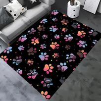 17 Styles Cat Paw Printed Carpet Rug for Living Room Bedroom Entrance Door Decor Mat, Kids' Room Decorative Mat Multi-Size Gifts 40cm x 60cm