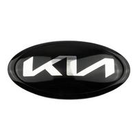 Car Front Bonnet Emblem for KIA Sorento RIO Senda Sportage KX7 KX3 KX5 Forte Seltos Optima Niro Soul Ceed Trunk Badge Stickers 11.4 x 5.7cm juoda